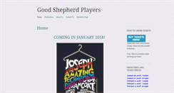 Desktop Screenshot of goodshepherdplayers.com